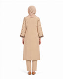Women's Khaddar Embroidered Suit - 2 Pc