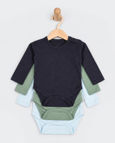 Eminent Newborn Boys Knitted Bodysuit - Pack of 3, Newborn Boys Rompers, Eminent, Chase Value