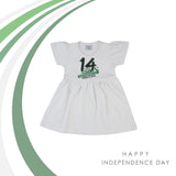Valuable Girls Frock - White, Girls Frocks, Chase Value, Chase Value