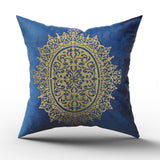Velvet Stripes Cushion - Dark Blue, Cushions & Pillows, Chase Value, Chase Value