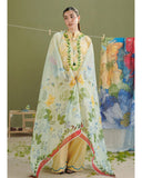 Women's Printed Suit 3-Pc - Inspired by Zara Shah Jahan - 9