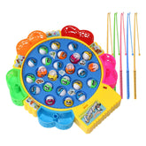 Battery Operated Fishing Game With Music 15 Pcs - Multi Color, Non-Remote Control, Chase Value, Chase Value