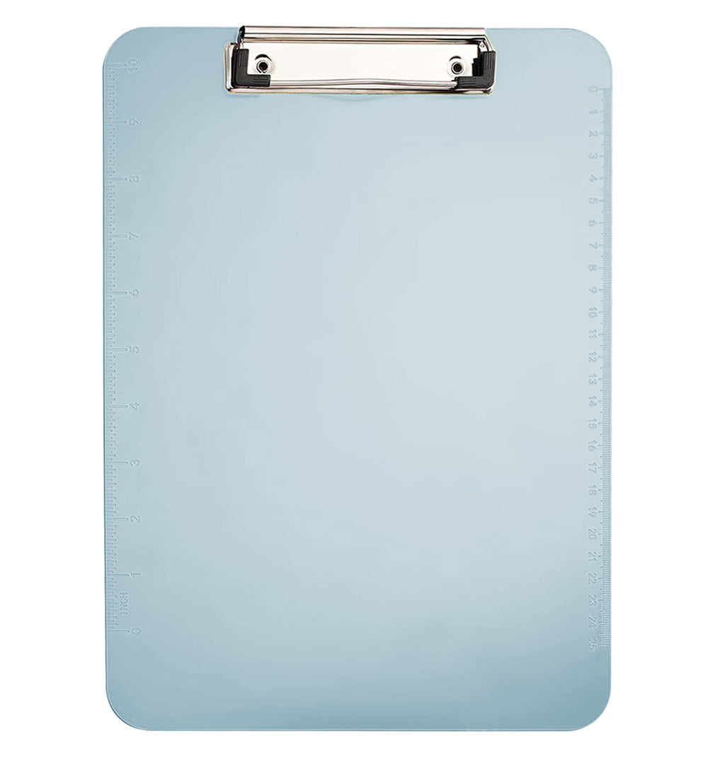 Clip Board Transparent Large - Cyan, Writing Boards & Slates, Chase Value, Chase Value