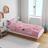 Supremo Embossed Flannel Blanket Single Bed - Pink, Blanket, Chase Value, Chase Value