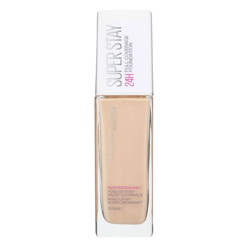 Maybelline Superstay 24H Full Coverage Liquid Foundation - 30 Sand, Foundation, Maybelline, Chase Value