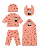 Newborn Baby Gift Set - 5 Pcs Suit Set