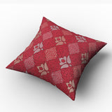 Jacquard Cushion - Maroon, Cushions & Pillows, Chase Value, Chase Value