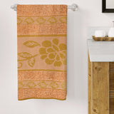 Bath Towel Rose Border - Peach, Bath Towels, Chase Value, Chase Value
