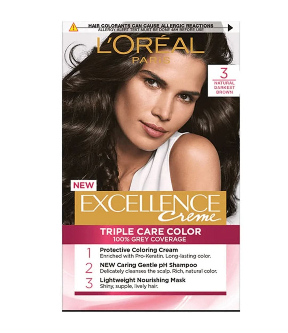 L’Oréal Excellence Hair Color - 3.0 Dbrown, Hair Color, Chase Value, Chase Value