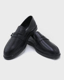 Eminent Men's Black Calf Leather Causal Loafers, Men's Casual Shoes, Eminent, Chase Value