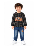 Valuables Boys Printed Full Sleeves Suit