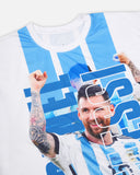 Valuables Boys' Messi Sublimation Half Sleeves T-Shirt