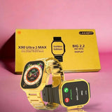 X90 Ultra 2 Max - Titanium Case - 49mm - Big 2.2 Infinite Display, Smart Watches, Chase Value, Chase Value