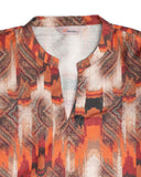 Valuables Women's Slub Printed Suit - 2 Pc