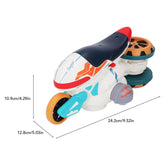 Battery Operated Drift Motor With Light & Music - White, Non-Remote Control, Chase Value, Chase Value