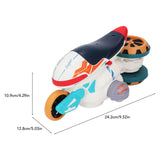 Battery Operated Drift Motor With Light & Music - White, Non-Remote Control, Chase Value, Chase Value