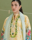 Women's Printed Suit 3-Pc - Inspired by Zara Shah Jahan - 9