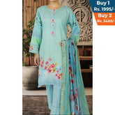 Valuable Cotton Digital Unstitched 3Pcs Suit - 4, Women, 3Pcs Shalwar Suit, Chase Value, Chase Value