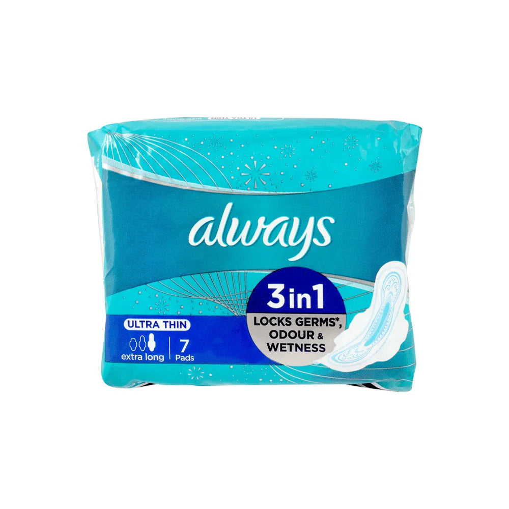 Always Ultra Thin Extra Long 7 pcs, Sanitory Napkins, Always, Chase Value