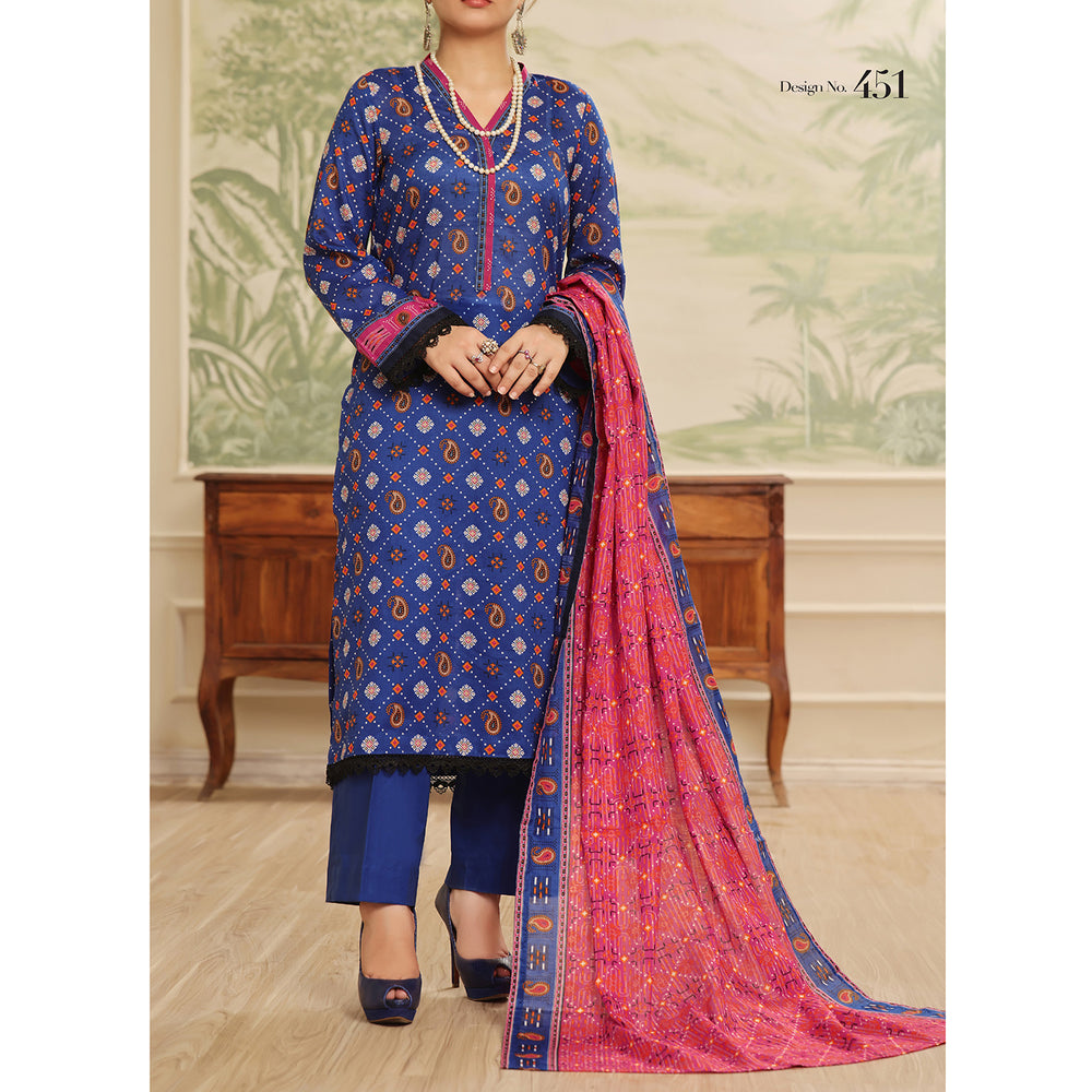 Sufinas By VS Textile Lawn Printed Unstitched 3 Pec Suit - 1151, Women, 3Pcs Shalwar Suit, VS Textile, Chase Value