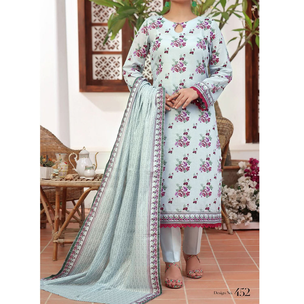 Sufinas By VS Textile Lawn Printed Unstitched 3 Pec Suit - 1152, Women, 3Pcs Shalwar Suit, VS Textile, Chase Value