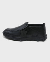 Eminent Black Casual Loafers for Men – Textured Faux Leather, Men's Casual Shoes, Eminent, Chase Value
