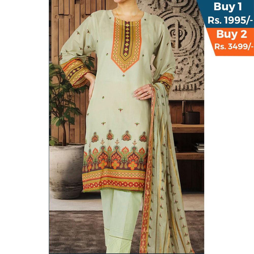 Valuable Cotton Digital Unstitched 3Pcs Suit - 5, Women, 3Pcs Shalwar Suit, Chase Value, Chase Value