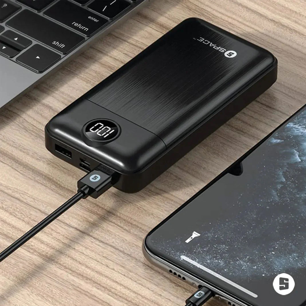 Core Powerbank 20000 Mah Cr-082 - Black, power bank, Chase Value, Chase Value