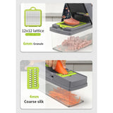 Veggie Slicer Multifunctional - Grey, Kitchen Tools & Accessories, Chase Value, Chase Value