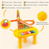 Battery Operated Musical Keyboard, Little Duck Climbing Stairs Musical Instrument Toys, Musical Toys, Chase Value, Chase Value