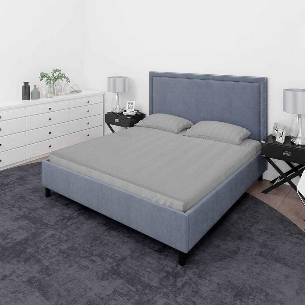 Eminent King Size Cotton Bed Sheet Stripes - Grey, King Size Bed Sheet, Eminent, Chase Value