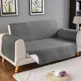 Ultrasonic Microfiber Sofa Cover - Grey, Sofa Cover, Chase Value, Chase Value