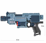 Blaze Soft Gun – Foam Dart Blaster for Kids - Steel Blue, Weapon Toys, Chase Value, Chase Value