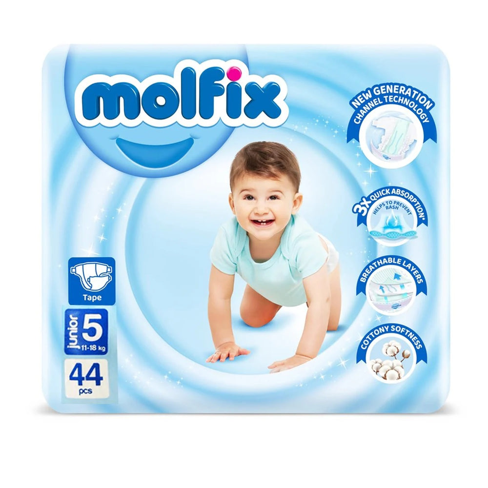 Molfix Pants CC UV Junior 44s Jumbo, Diapers & Wipes, Molfix, Chase Value