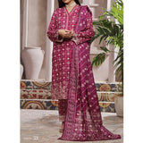 VS AIZA & MOMINA Printed Chikankari Embroidered Unstitched 3Pcs Suit - 137, Women, 3Pcs Shalwar Suit, VS Textile, Chase Value