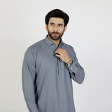Eminent Men's Kameez Shalwar Plain Suit - Dark Grey, Men's Shalwar Kameez, Eminent, Chase Value