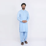 Valuable Men's Slim Fit Shalwar Suit - Sky Blue, Men's Shalwar Kameez, Chase Value, Chase Value