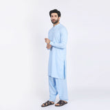 Valuable Men's Slim Fit Shalwar Suit - Sky Blue, Men's Shalwar Kameez, Chase Value, Chase Value