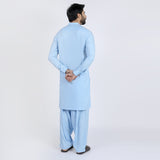 Valuable Men's Slim Fit Shalwar Suit - Sky Blue, Men's Shalwar Kameez, Chase Value, Chase Value