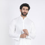 Men's Slim Fit Kurta Shalwar Suit - Off White, Men's Shalwar Kameez, Chase Value, Chase Value