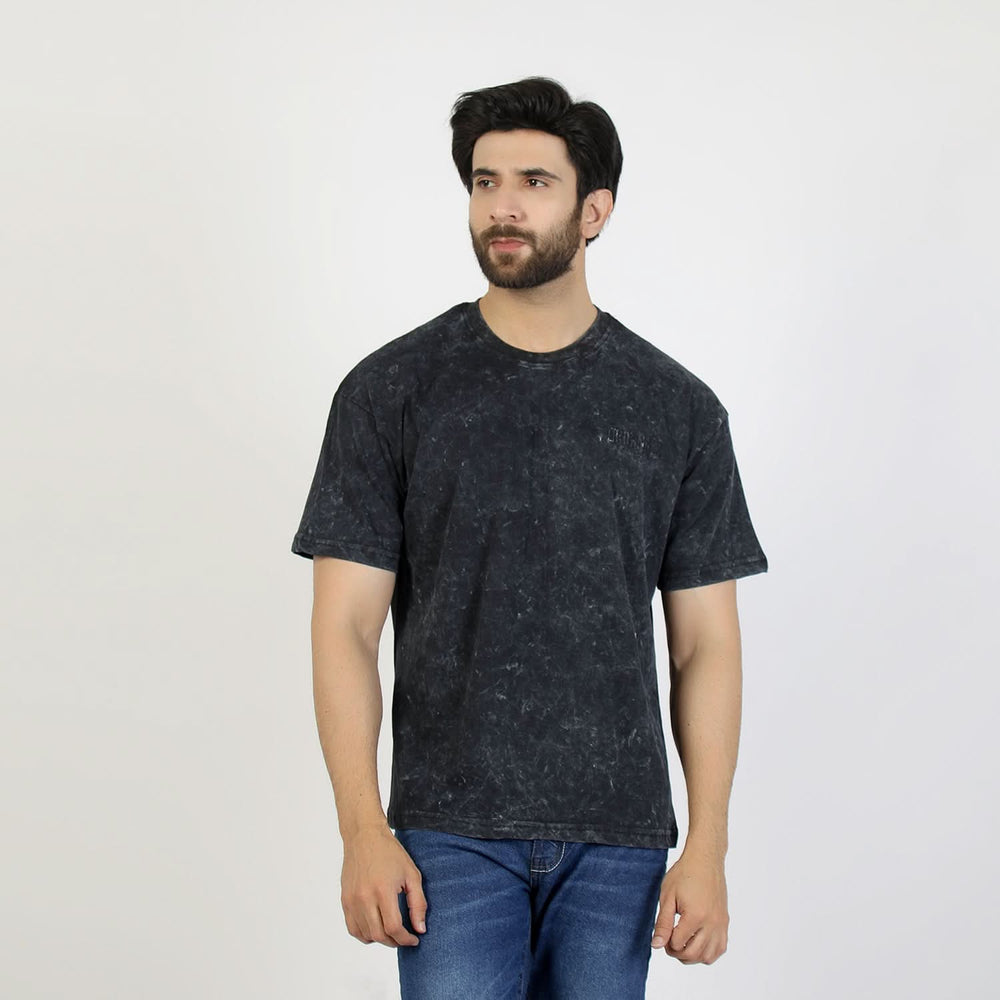 Eminent Men's Round Neck Half Sleeves T-Shirt - Black, Men's T-Shirts & Polos, Eminent, Chase Value