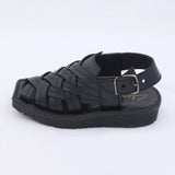 Boys Peshawari Sandal - Black, Boys Sandals, Chase Value, Chase Value