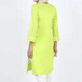 Women's Embroidered Kurti - Highlighter, Women Ready Kurtis, Chase Value, Chase Value