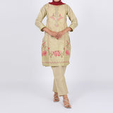 Women's Jacquard 2 Pcs Suit - Skin, Women Shalwar Suits, Chase Value, Chase Value
