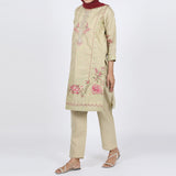 Women's Jacquard 2 Pcs Suit - Skin, Women Shalwar Suits, Chase Value, Chase Value