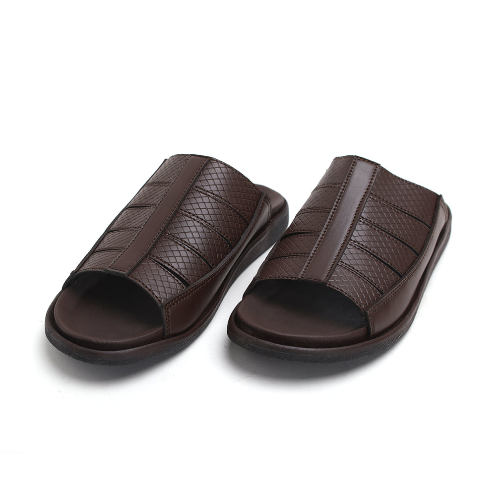 Men's Slipper - Brown, Men's Slippers, Chase Value, Chase Value