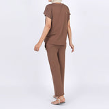 Eminent Women's Co-Ord Set - Brown, Women Co-Ord Set, Eminent, Chase Value