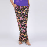 Eminent Women's Printed Trouser - Black, Women Pants & Tights, Eminent, Chase Value