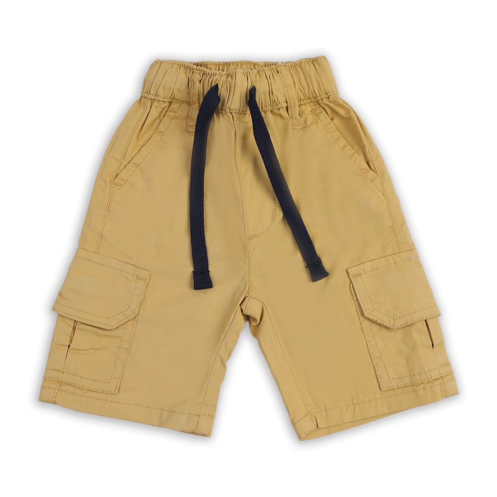 Boys Cotton Short - Mustard, Boys Shorts, Chase Value, Chase Value