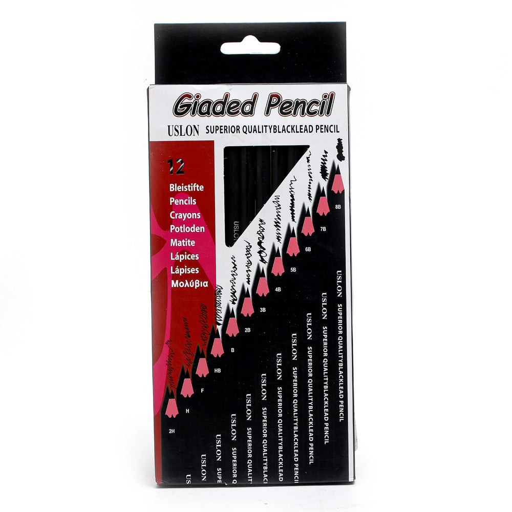 Sketch Pencil 12 Pcs - Black, Stationery Supplies, Chase Value, Chase Value